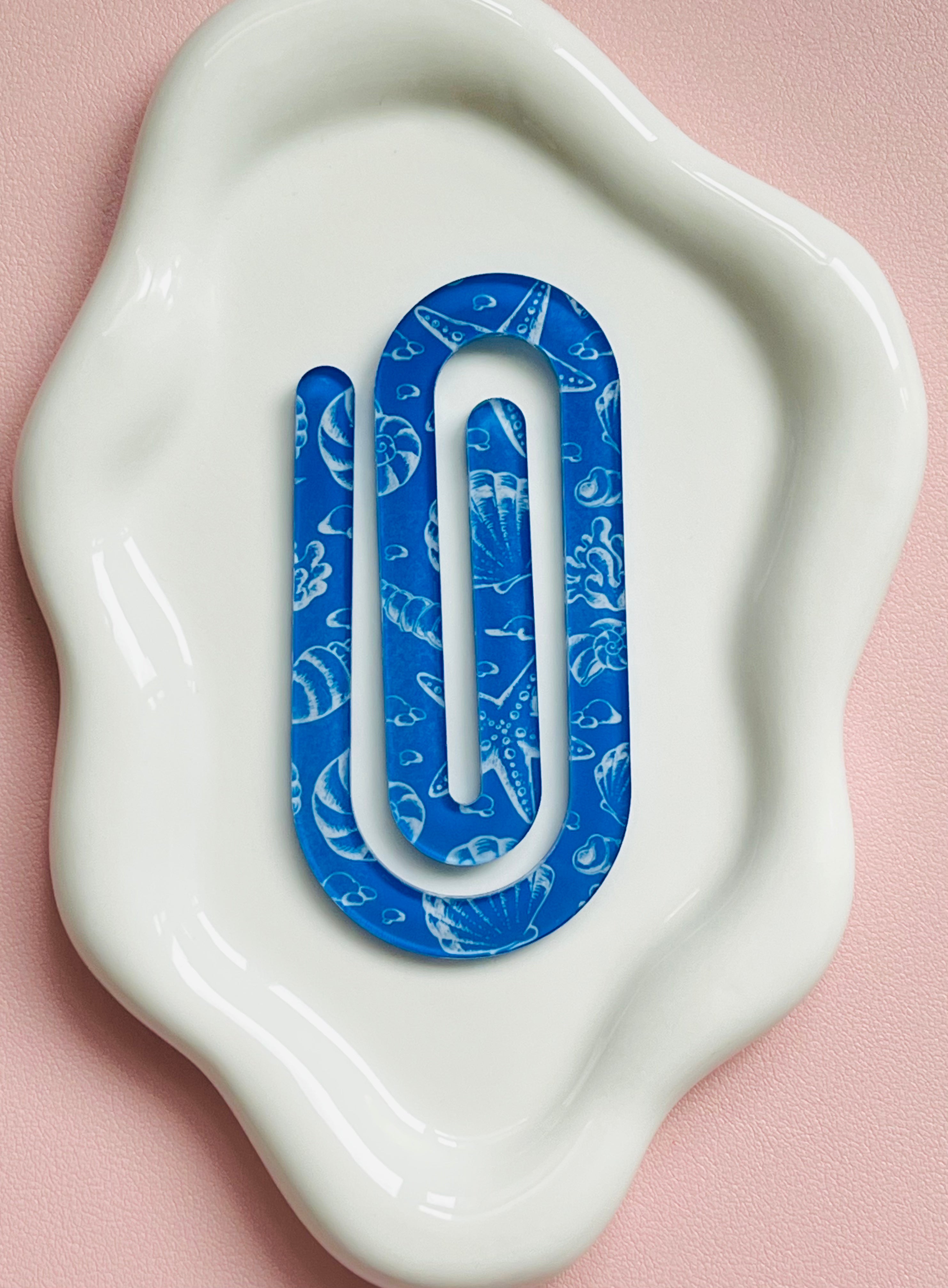 Ocean Blue PaperClip Bookmark