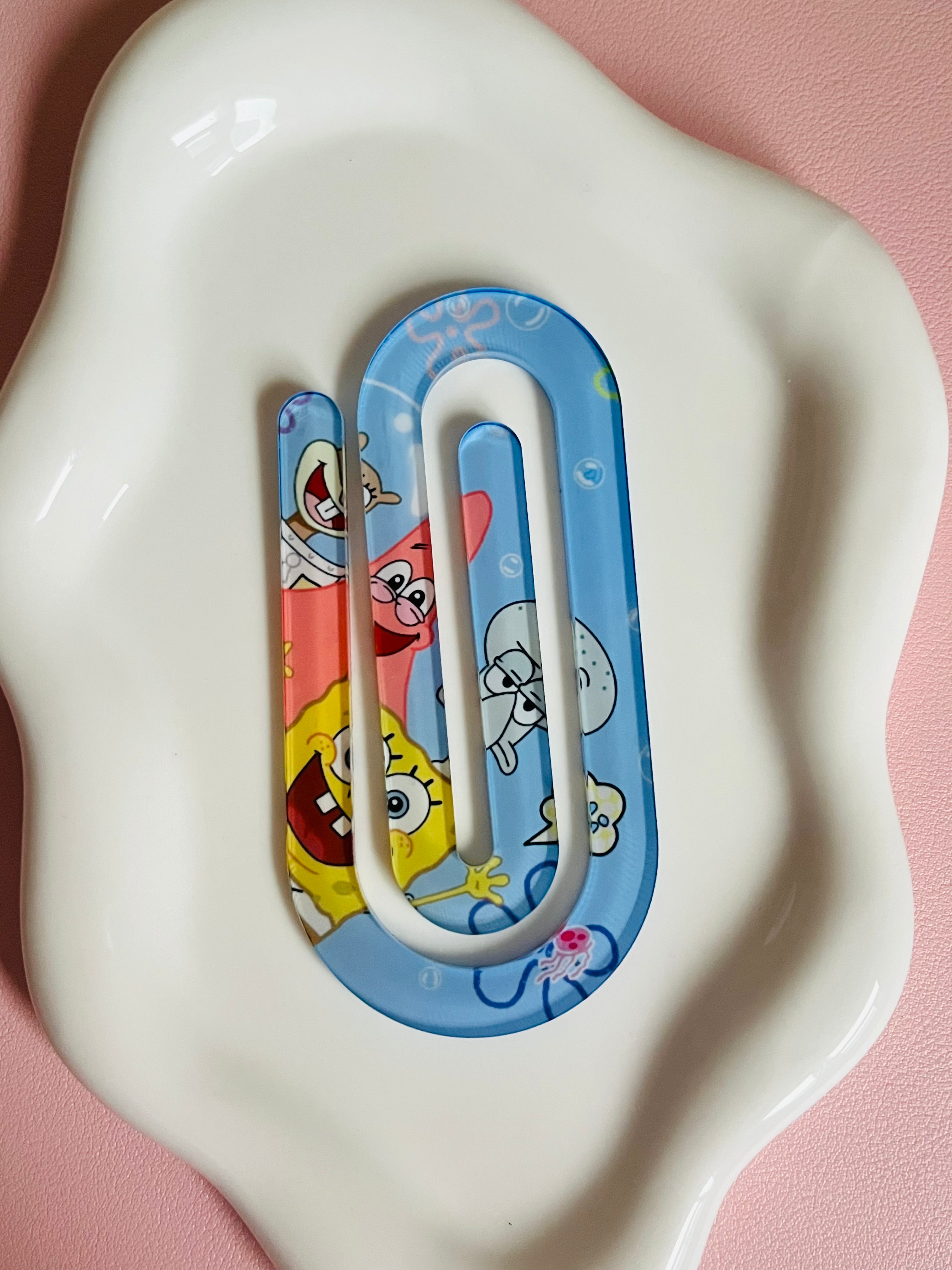 SpongeBob PaperClip Bookmark