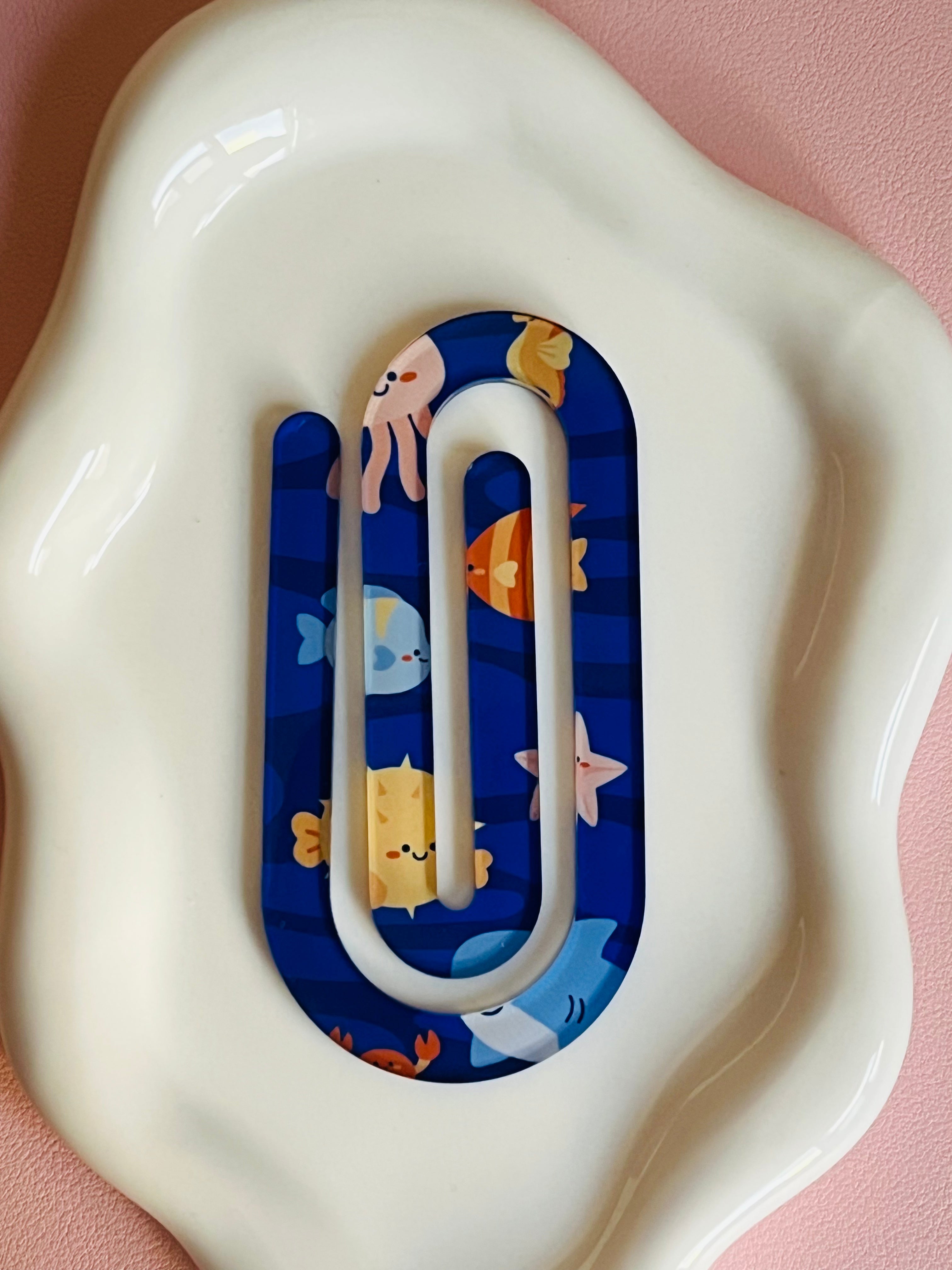 Colorful Fish PaperClip Bookmark